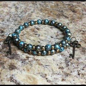 Rustic Bangle Bracelet